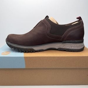 Earth Element Steadfast dark brown Nubuck slippers shoes mens